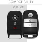 Auto si Moto - Electronice auto - Accesorii electronice auto - Husa Cheie Auto pentru Kia, 3 Butoane, Silicon, Negru, 43662.01 - Infinity.ro
