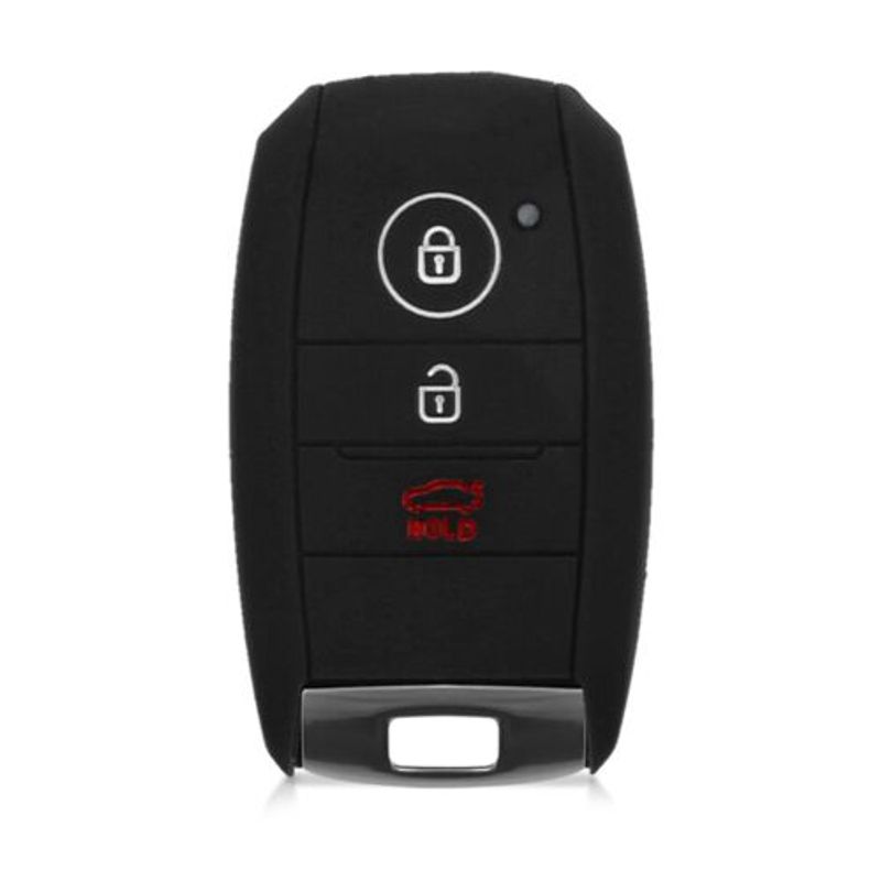 Auto si Moto - Electronice auto - Accesorii electronice auto - Husa Cheie Auto pentru Kia, 3 Butoane, Silicon, Negru, 43662.01 - Infinity.ro