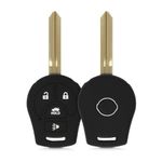 Auto si Moto - Electronice auto - Accesorii electronice auto - Husa Cheie Auto pentru Nissan, 4 Butoane, Silicon, Negru, 49187.01 - Infinity.ro