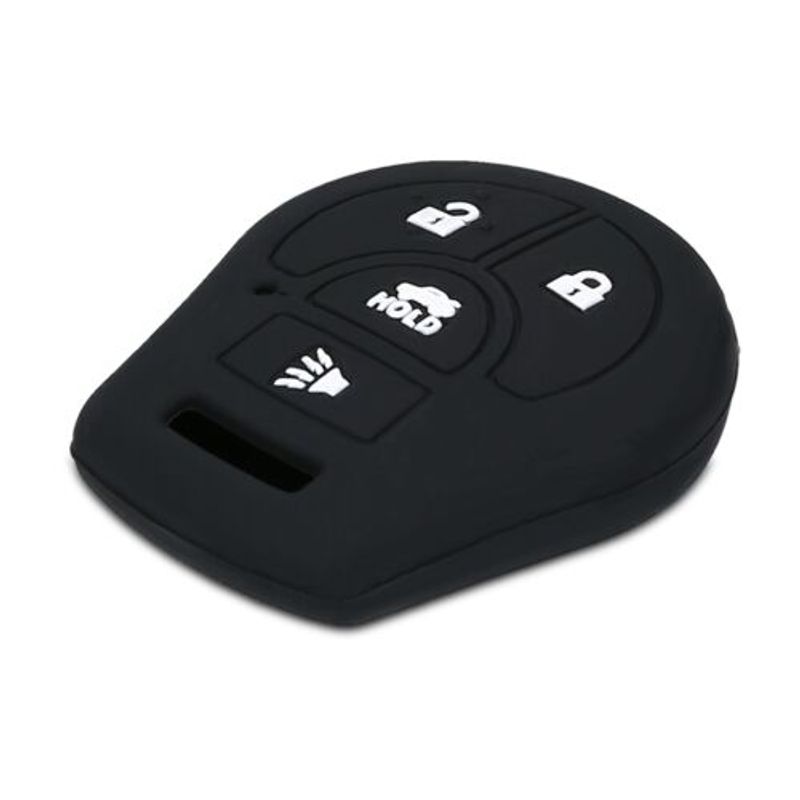 Auto si Moto - Electronice auto - Accesorii electronice auto - Husa Cheie Auto pentru Nissan, 4 Butoane, Silicon, Negru, 49187.01 - Infinity.ro