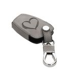 Auto si Moto - Electronice auto - Accesorii electronice auto - Husa Cheie Auto pentru Mercedes Benz, 2-3 Butoane, Kwmobile, Piele nabuc, Gri, 54576.01 - Infinity.ro