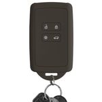 Auto si Moto - Electronice auto - Accesorii electronice auto - Husa Cheie Auto kwmobile pentru Renault/Dacia  4 Butoane - Keyless Go, Silicon, Negru, 48035.107 - Infinity.ro