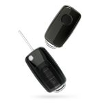 Auto si Moto - Electronice auto - Accesorii electronice auto - Husa Cheie Auto pentru VW/Skoda/Seat, 3 Butoane, Silicon, Negru, 48036.95 - Infinity.ro