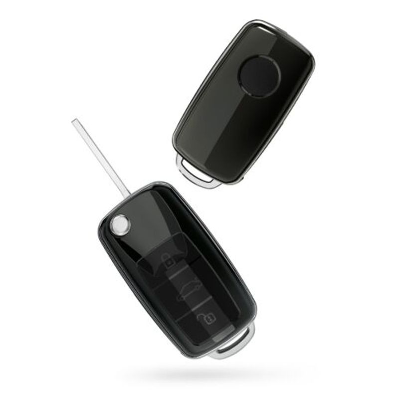 Auto si Moto - Electronice auto - Accesorii electronice auto - Husa Cheie Auto pentru VW/Skoda/Seat, 3 Butoane, Silicon, Negru, 48036.95 - Infinity.ro
