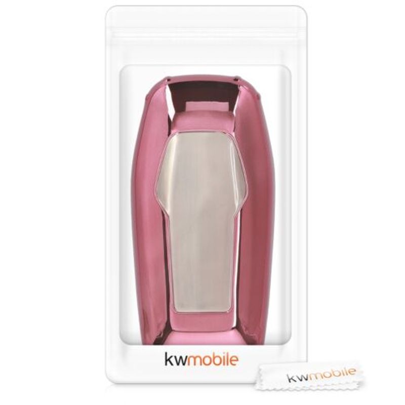 Auto si Moto - Electronice auto - Accesorii electronice auto - Husa Cheie Auto pentru Ford, 3 Butoane, Silicon, Rose Gold, 48985.93 - Infinity.ro