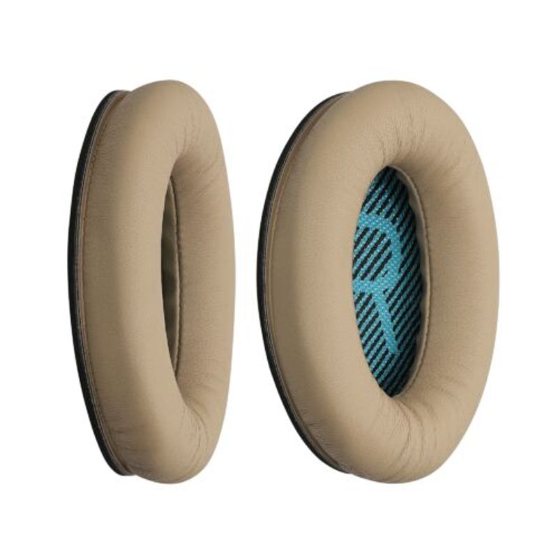 TV, Audio-Video si Foto - Portabile audio - Casti audio - Set 2 Perne de urechi pentru casti Bose Soundlink Around-Ear Wireless II, Kwmobile, Bej, Piele ecologica, 59418.11 - Infinity.ro