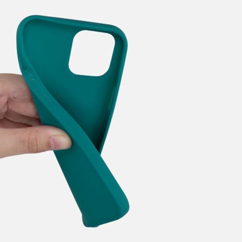 Laptop, Telefoane si Tablete - Telefoane mobile si accesorii - Accesorii Telefoane - Huse telefoane - Husa pentru Apple iPhone 12 Pro Max, Silicon, Verde, 53045.57 - Infinity.ro