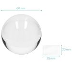 Casa si Gradina - Decoratiuni - Obiecte decorative - Accesorii decorative - Glob de sticla cu sport Navaris pentru fotografii/ decor, 60 mm, 42862 - Infinity.ro