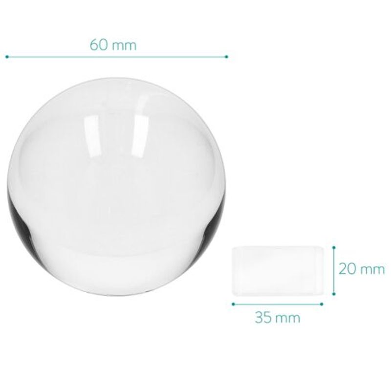 Casa si Gradina - Decoratiuni - Obiecte decorative - Accesorii decorative - Glob de sticla cu sport Navaris pentru fotografii/ decor, 60 mm, 42862 - Infinity.ro