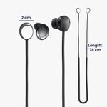 TV, Audio-Video si Foto - Portabile audio - Casti audio - Set 2 Curele pentru casti Samsung Galaxy Buds Pro, Kwmobile, Negru/Alb, Silicon, 56874.02 - Infinity.ro