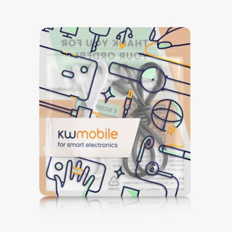 TV, Audio-Video si Foto - Portabile audio - Casti audio - Set 2 Curele pentru casti Samsung Galaxy Buds Pro, Kwmobile, Negru/Alb, Silicon, 56874.02 - Infinity.ro