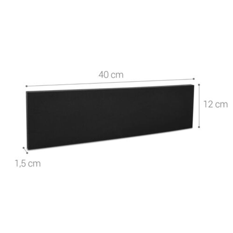 Auto si Moto - Piese auto si accesorii - Caroserie - Alte accesorii caroserie - Set 4 Protectii perete autoadezive pentru usa auto 40 x 12 x 1.5 cm, Kwmobile, Negru, EVA, 46973.01 - Infinity.ro