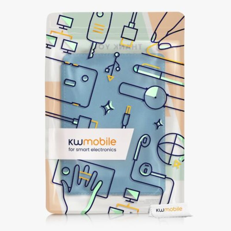 Laptop, Telefoane si Tablete - Telefoane mobile si accesorii - Accesorii Telefoane - Huse telefoane - Husa pentru Amazon Kindle Paperwhite 11, Kwmobile, Albastru, Piele ecologica, 57159.78 - Infinity.ro