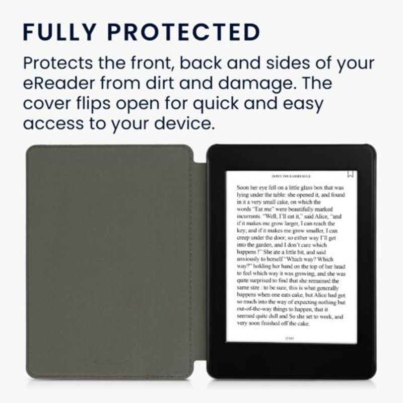 Laptop, Telefoane si Tablete - Telefoane mobile si accesorii - Accesorii Telefoane - Huse telefoane - Husa pentru Amazon Kindle Paperwhite 11, Kwmobile, Albastru, Piele ecologica, 57159.78 - Infinity.ro