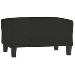 Casa si Gradina - Mobilier - Canapele si coltare - Canapele - Canapea cu 3 locuri si taburet, textil, negru, 210 cm, model 4 - Infinity.ro