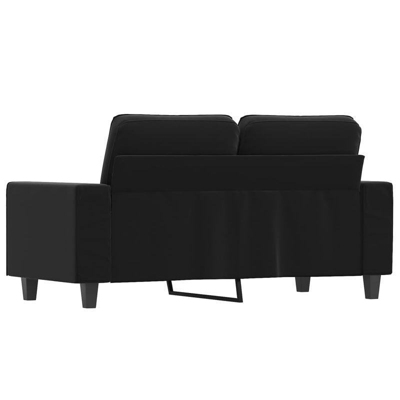 Casa si Gradina - Mobilier - Canapele si coltare - Canapele - Canapea cu 2 locuri, tesatura, negru, 120 cm, model 1 - Infinity.ro