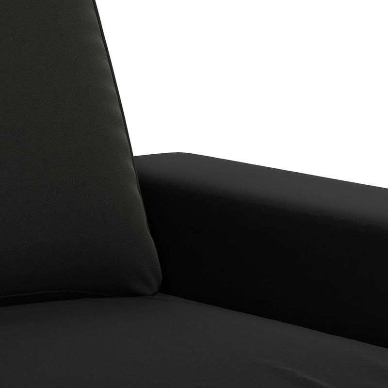 Casa si Gradina - Mobilier - Canapele si coltare - Canapele - Canapea cu 2 locuri, tesatura, negru, 120 cm, model 1 - Infinity.ro