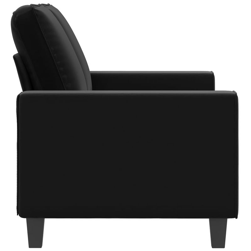 Casa si Gradina - Mobilier - Canapele si coltare - Canapele - Canapea cu 2 locuri, tesatura, negru, 120 cm, model 1 - Infinity.ro