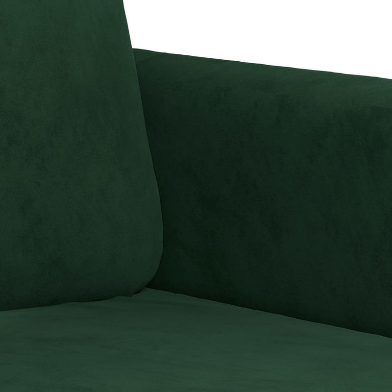 Casa si Gradina - Mobilier - Canapele si coltare - Canapele - Canapea cu 2 locuri, catifea, verde inchis, 120 cm, model 3 - Infinity.ro