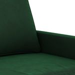 Casa si Gradina - Mobilier - Canapele si coltare - Canapele - Canapea cu 2 locuri, catifea, verde inchis, 140 cm, model 1 - Infinity.ro