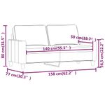 Casa si Gradina - Mobilier - Canapele si coltare - Canapele - Canapea cu 2 locuri, catifea, verde inchis, 140 cm, model 1 - Infinity.ro