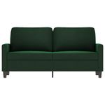 Casa si Gradina - Mobilier - Canapele si coltare - Canapele - Canapea cu 2 locuri, catifea, verde inchis, 140 cm, model 1 - Infinity.ro