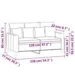 Casa si Gradina - Mobilier - Canapele si coltare - Canapele - Canapea cu 2 locuri, catifea, verde inchis, 120 cm, model 2 - Infinity.ro