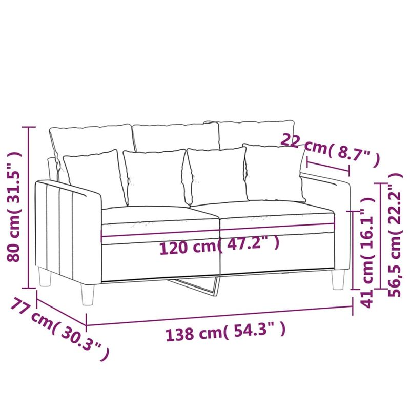 Casa si Gradina - Mobilier - Canapele si coltare - Canapele - Canapea cu 2 locuri, catifea, verde inchis, 120 cm, model 2 - Infinity.ro