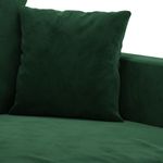 Casa si Gradina - Mobilier - Canapele si coltare - Canapele - Canapea cu 2 locuri, catifea, verde inchis, 120 cm, model 2 - Infinity.ro