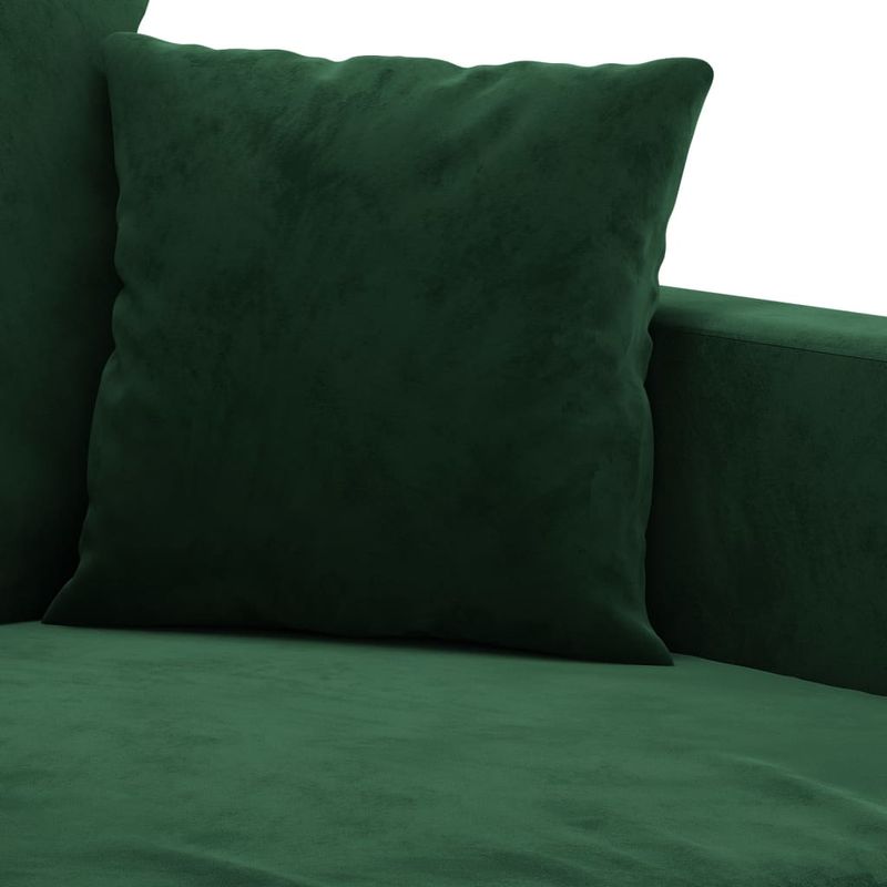 Casa si Gradina - Mobilier - Canapele si coltare - Canapele - Canapea cu 2 locuri, catifea, verde inchis, 120 cm, model 2 - Infinity.ro