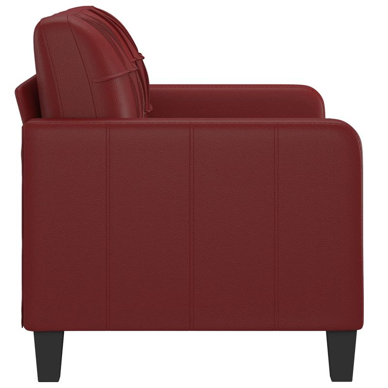 Casa si Gradina - Mobilier - Canapele si coltare - Canapele - Canapea cu 2 locuri, textil, rosu vin, 120 cm, model 2 - Infinity.ro