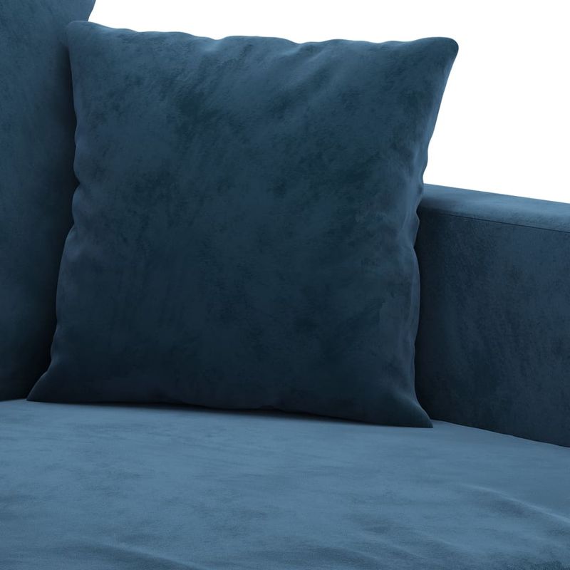 Casa si Gradina - Mobilier - Canapele si coltare - Canapele - Canapea cu 3 locuri, catifea, albastru, 180 cm, model 2 - Infinity.ro