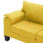 Casa si Gradina - Mobilier - Canapele si coltare - Canapele - Canapea cu 3 locuri, textil, galben, model 7 - Infinity.ro