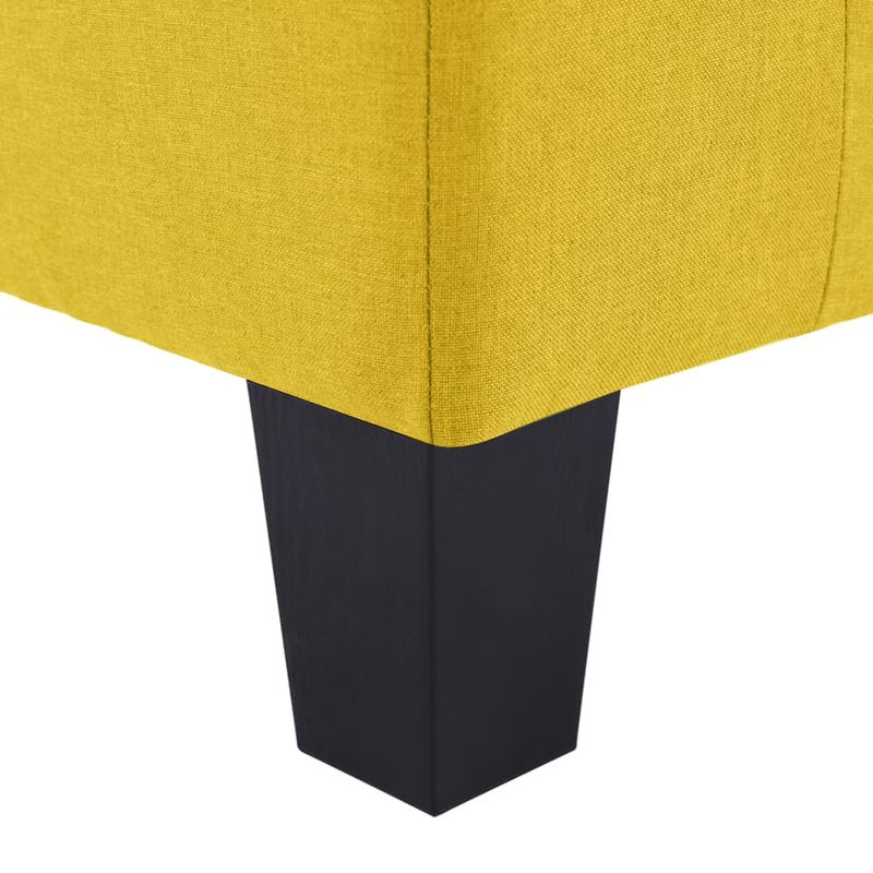 Casa si Gradina - Mobilier - Canapele si coltare - Canapele - Canapea cu 3 locuri, textil, galben, model 7 - Infinity.ro