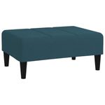 Casa si Gradina - Mobilier - Canapele si coltare - Canapele - Canapea extensibila 2 locuri, 2 perne, catifea, albastru - Infinity.ro