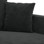 Casa si Gradina - Mobilier - Scaune si fotolii - Fotolii - Fotoliu canapea, catifea, negru, 60 cm, model 6 - Infinity.ro