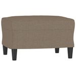 Casa si Gradina - Mobilier - Scaune si fotolii - Fotolii - Fotoliu canapea cu taburet, textil, taupe, 60 cm, model 5 - Infinity.ro
