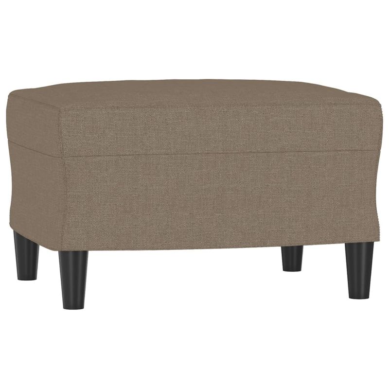 Casa si Gradina - Mobilier - Scaune si fotolii - Fotolii - Fotoliu canapea cu taburet, textil, taupe, 60 cm, model 5 - Infinity.ro