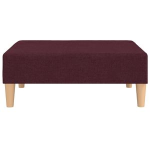 Canapea extensibila cu 2 locuri si taburet, textil, violet, model 1