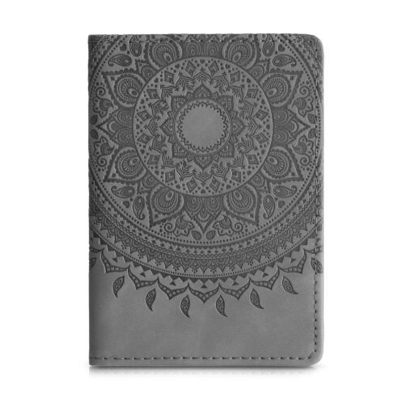 Carti si Birotica - Birotica - Accesorii de birou - Accesorii arhivare - Husa pentru documente auto, Kwmobile, Gri, Piele ecologica, 51695.13 - Infinity.ro