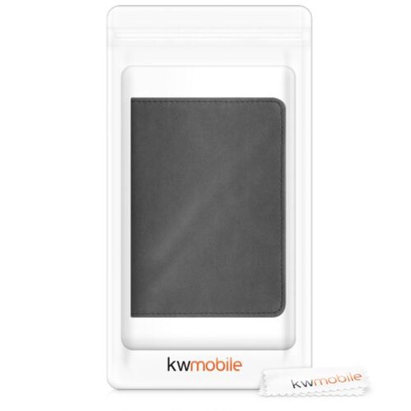 Carti si Birotica - Birotica - Accesorii de birou - Accesorii arhivare - Husa pentru documente auto, Kwmobile, Negru, Piele ecologica, 55452.01 - Infinity.ro