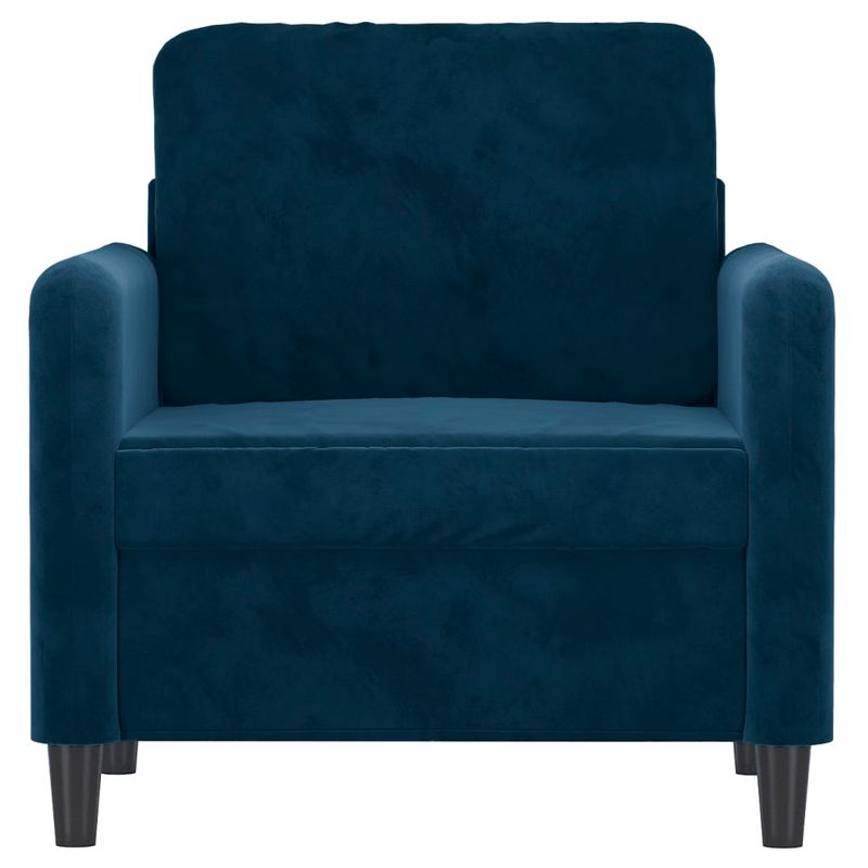 Casa si Gradina - Mobilier - Canapele si coltare - Canapele - Canapea de o persoana, catifea, albastru, 60 cm, model 3 - Infinity.ro