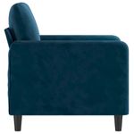 Casa si Gradina - Mobilier - Canapele si coltare - Canapele - Canapea de o persoana, catifea, albastru, 60 cm, model 3 - Infinity.ro