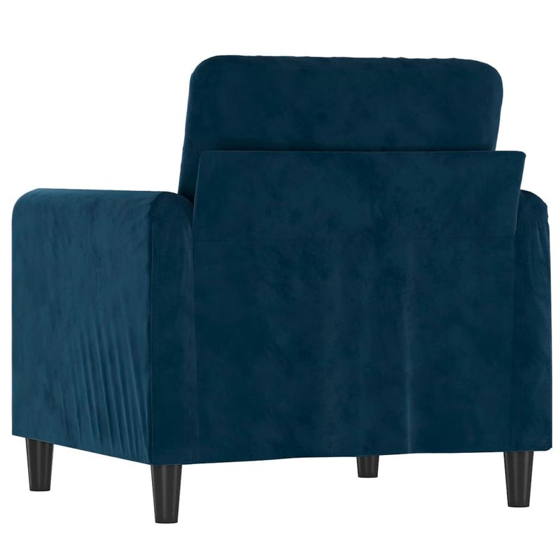 Casa si Gradina - Mobilier - Canapele si coltare - Canapele - Canapea de o persoana, catifea, albastru, 60 cm, model 3 - Infinity.ro
