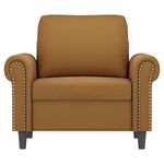 Casa si Gradina - Mobilier - Scaune si fotolii - Fotolii - Fotoliu canapea, catifea, maro, 60 cm, model 4 - Infinity.ro