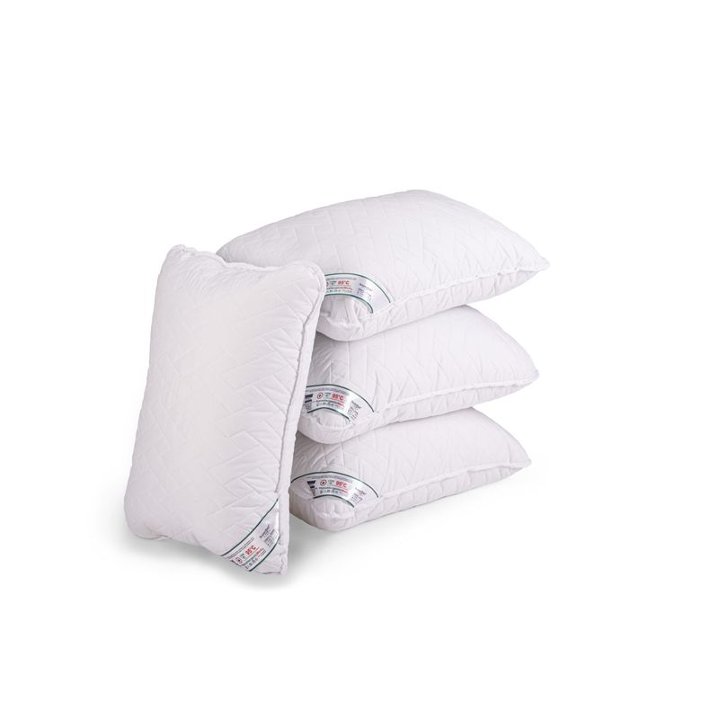 Casa si Gradina - Textile si covoare - Perne si pilote - Perne - Set 4 Perne Medicinale Hipoalergenice SomnART 50x70cm, HypoallergenicMed, matlasate, lavabile la 95 de grade, fermitate medie spre tare - Infinity.ro