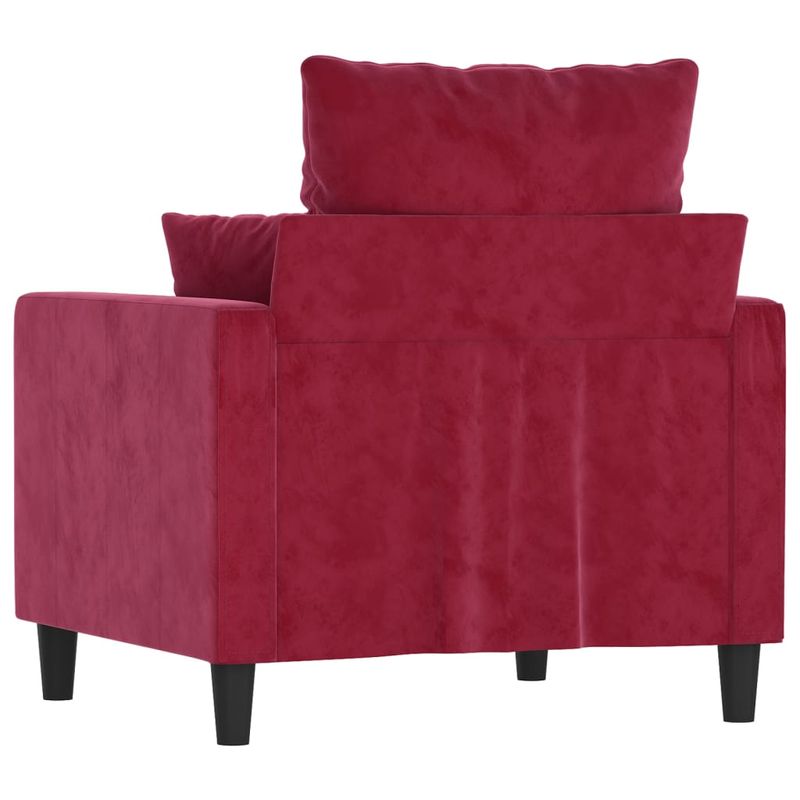 Casa si Gradina - Mobilier - Canapele si coltare - Canapele - Canapea de o persoana, catifea, rosu vin, 60 cm, model 2 - Infinity.ro