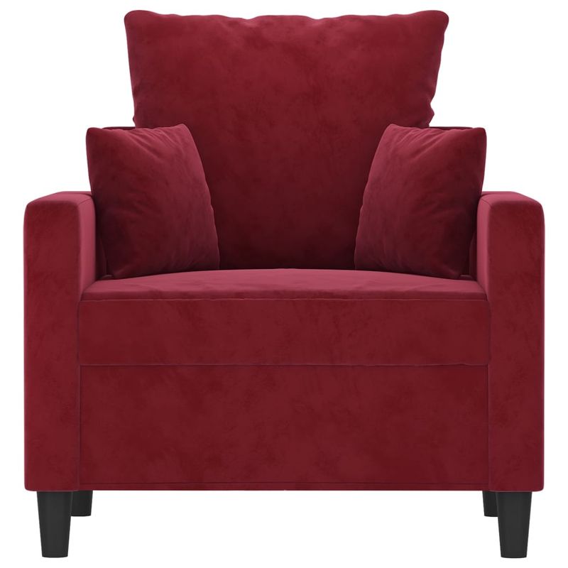Casa si Gradina - Mobilier - Canapele si coltare - Canapele - Canapea de o persoana, catifea, rosu vin, 60 cm, model 2 - Infinity.ro