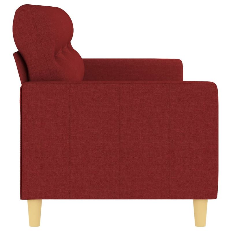 Casa si Gradina - Mobilier - Canapele si coltare - Canapele - Canapea cu 3 locuri, textil, rosu vin, 210 cm, model 3 - Infinity.ro