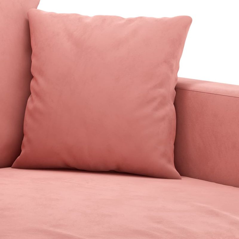 Casa si Gradina - Mobilier - Canapele si coltare - Canapele - Canapea cu 3 locuri, catifea, roz, 180 cm, model 2 - Infinity.ro